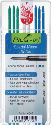 PICA Minenset Pica-Dry 3x blau,2x weiß,3x grün wasserstrahlfest 8 Minen/Set