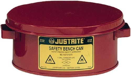 JUSTRITE Tränkbehälter 4,0l Stahlbl.D238xH114mm JUSTRITE
