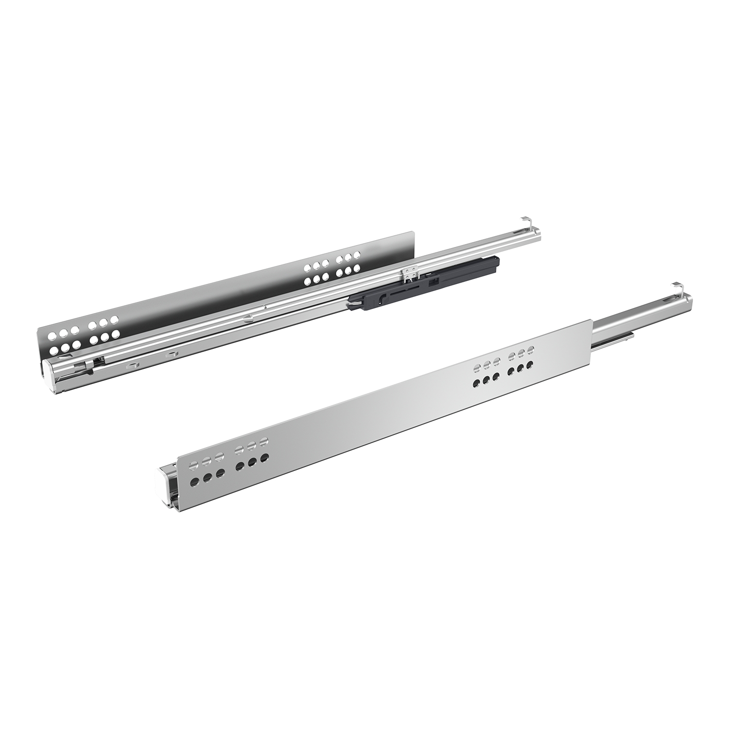 HETTICH Auszugsführung Quadro V6 für Push to open Silent, NL 260 mm, EB 10,5 mm, links und rechts, 9243682