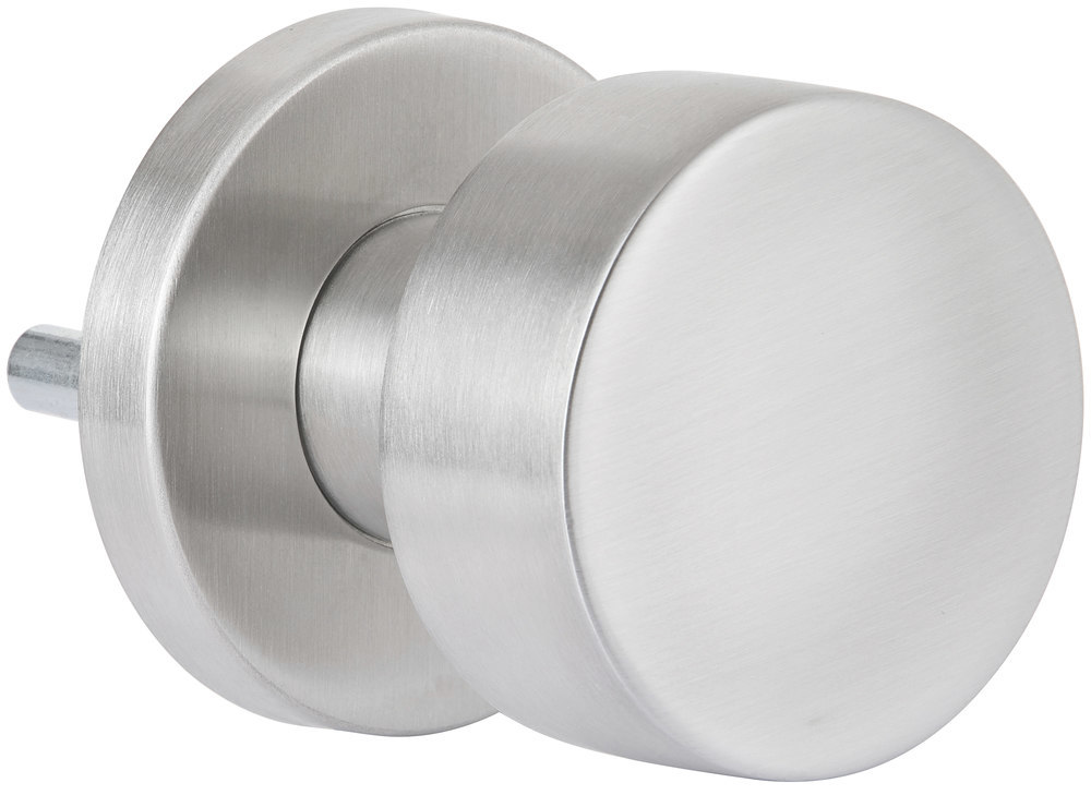 HERMAT Knopf auf Rosette 2073.M/3127/PAAR, feststehend, Edelstahl