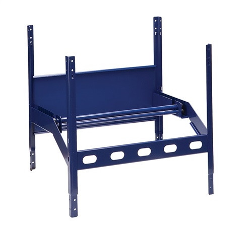Nordwest Abrollgerät LOGS 110 H520xB540xT390mm blau RAL 5022 m.2 Achsen LOGS
