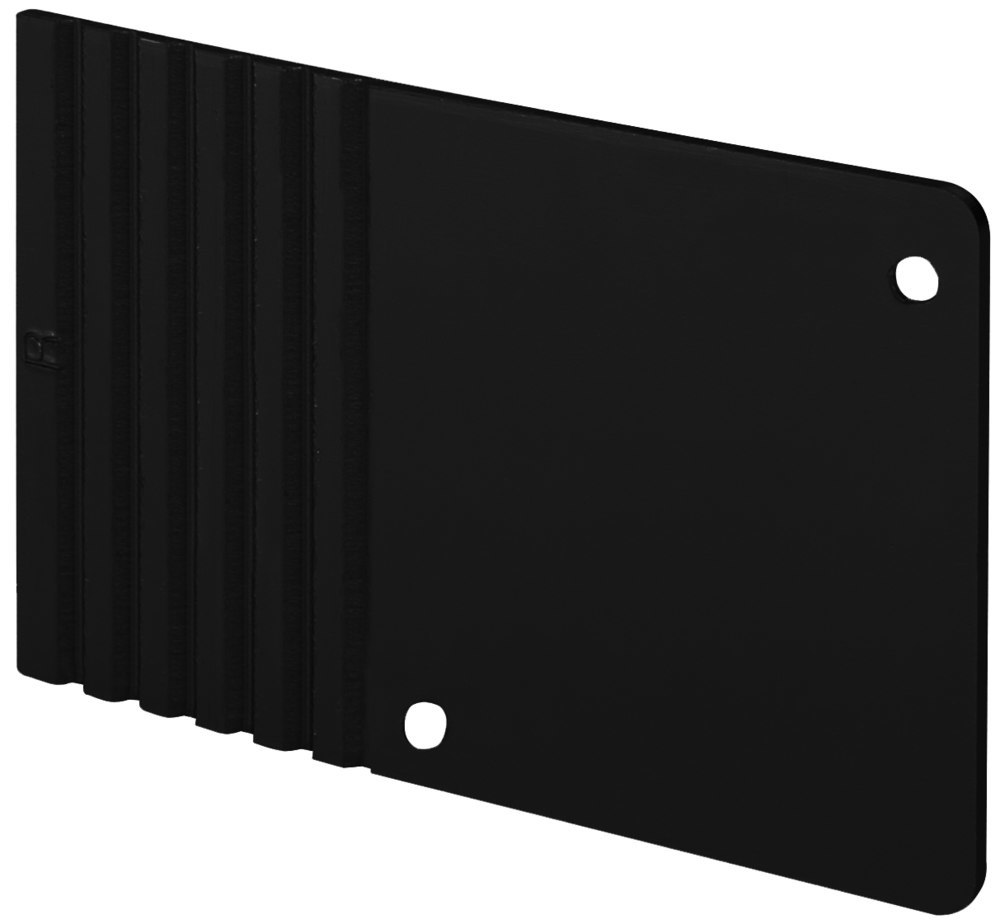 HERMAT Endkappe 9170, für Laufschiene mit Abstandsprofil, Aluminium