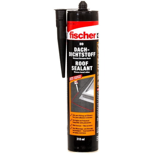 FISCHER Dachdichtstoff DD 310 schwarz