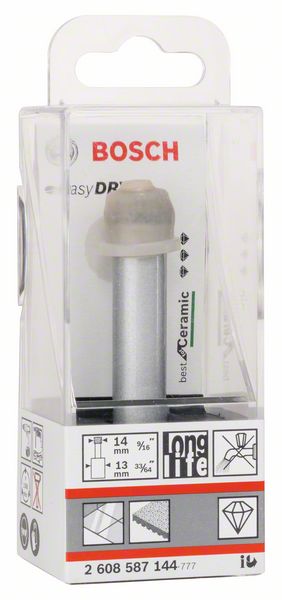 BOSCH Diamanttrockenbohrer Easy Dry Best for Ceramic, 14 x 33 mm