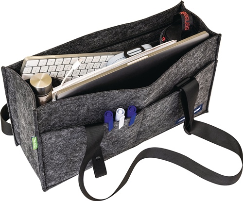 MAGNETOPLAN Moderatorentasche 100%recyceltem PES H250xB450xT150mm MAGNETOPLAN
