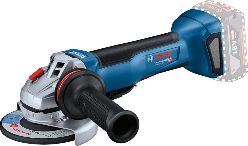 BOSCH Akku-Winkelschleifer GWS 18V-10 P, (2x5,0Ah, L)