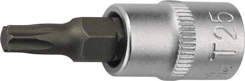 TECWERK Steckschlüsseleinsatz 1/4 Zoll TX T25 L.32mm TECWERK