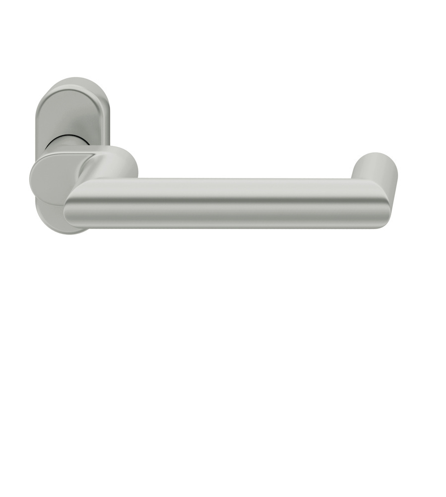 FSB Drücker-Halbgarnitur ohne Schlüsselrosette 06 1016, oval, VK 8 mm, Aluminium