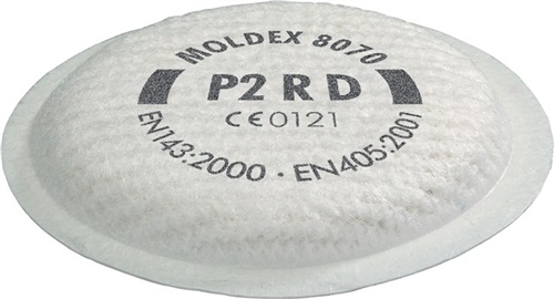 MOLDEX Partikelfilter 807001 EN 143:2000+A1:2006 P2 R D f.Ser.8000 MOLDEX