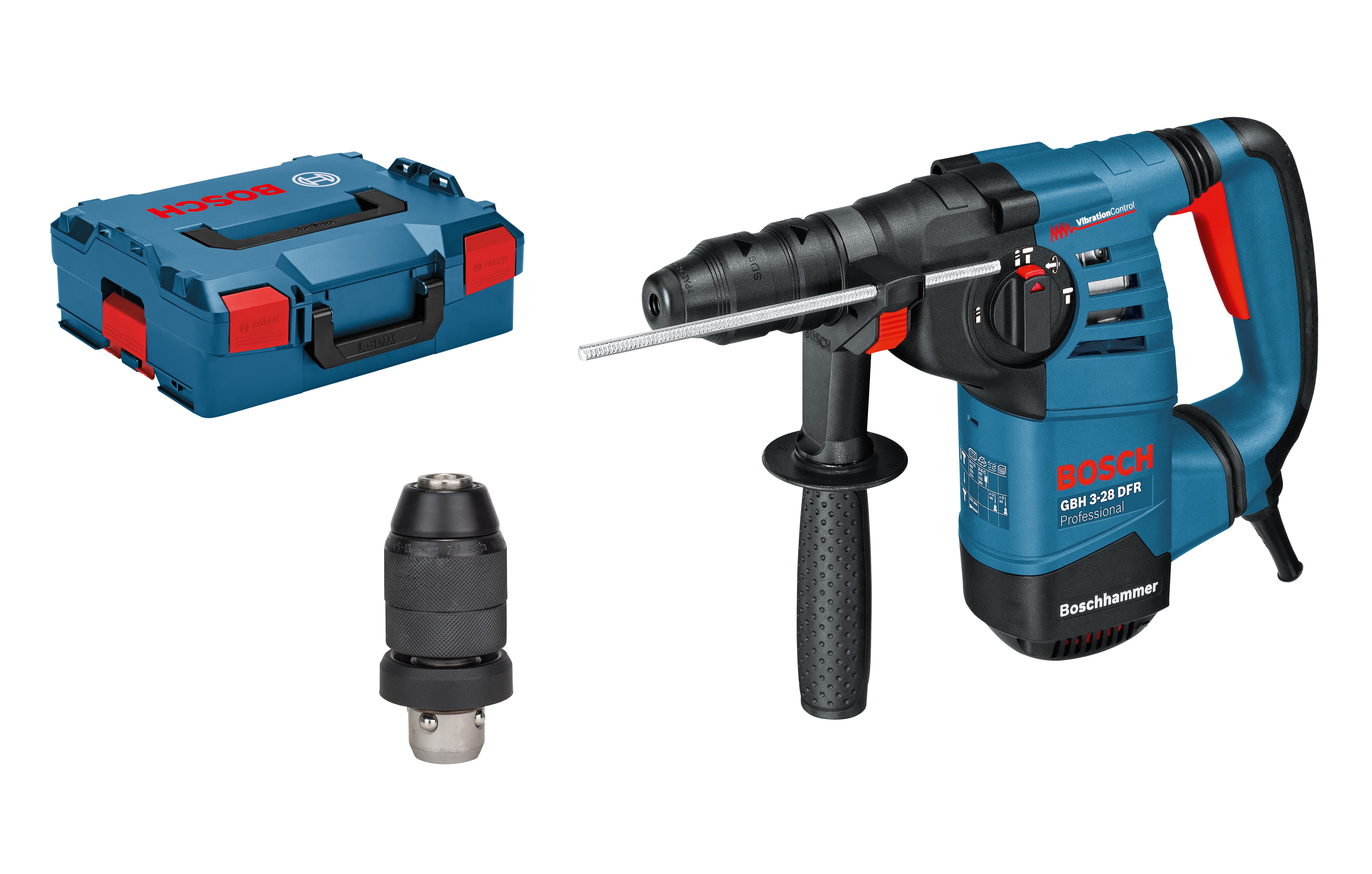 BOSCH Bohrhammer mit SDS plus GBH 3-28 DFR, Handwerkerkoffer