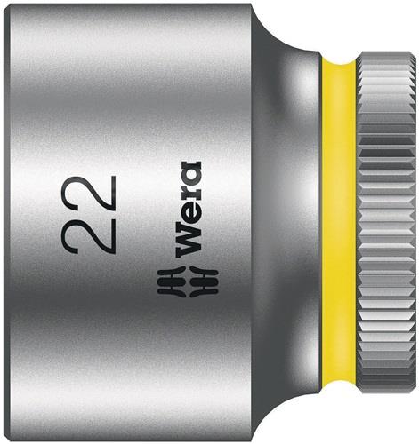 WERA Steckschlüsseleinsatz 8790 HMB Außen-6-kant SW22mm L.30mm 4-kt3/8Zoll CV verchr.