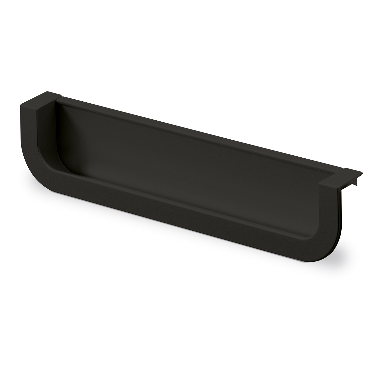 HETTICH Einsetzgriff Athena, Bohrabstand 160 mm, L 170 mm, B 19 mm, H 36 mm, Schwarz matt, 9345372