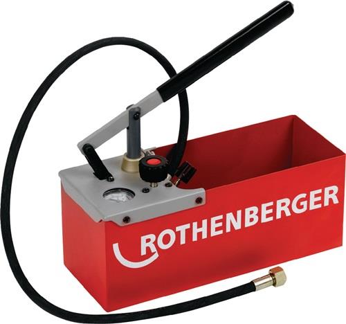 ROTHENBERGER Prüfpumpe TP 25 0-25bar R 1/2 Zoll Saugvolumen p.Hub ca.16 ml ROTHENBERGER