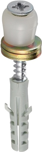 Führungsrolle Stahl verzinkt, gelb Kunststoffrolle HELM