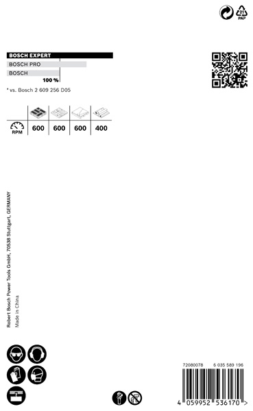 BOSCH EXPERT Construction Material Lochsäge, 70 x 60 mm. Für Dreh- und Schlagbohrer