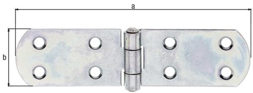 GAH Kistenband H.35mm B.offen156mm S.2mm STA galv.verz.d.pass.GAH