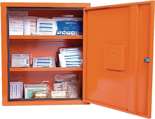 SÖHNGEN Verbandschrank EUROSAFE B490xH560xT200ca.mm orange 1-türig SÖHNGEN