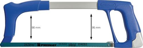 PROMAT Metallsägebogen Blatt-L.300mm 24 Z./Zoll D- u.Frontgriff PROMAT