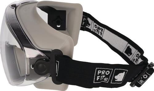 PRO FIT Vollsichtschutzbrille Monza EN166:2001 Rahmen schwarz,Scheibe klar PC PRO FIT
