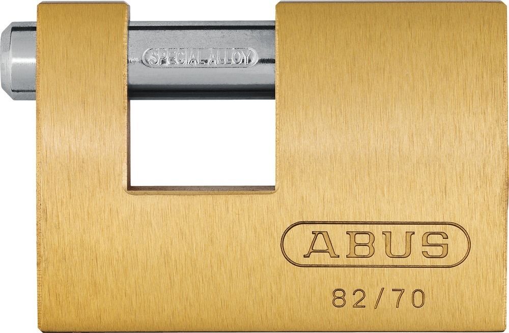 ABUS Zylindervorhangschloss Monoblock 82, Messing
