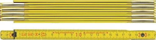 BMI Gliedermaßstab L.1m B.16mm mm/cm EG III Buche gelb BMI