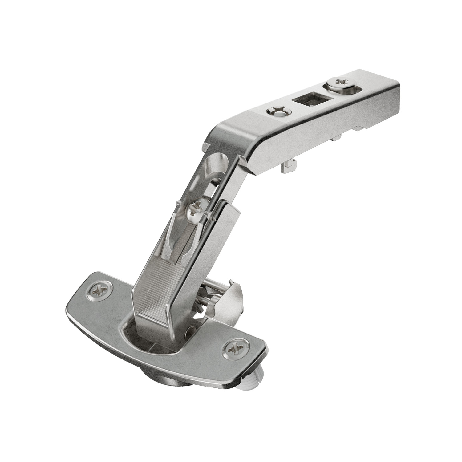 HETTICH Scharnier für Eckschrankfalttüren ohne Schließautomatik (Intermat 9930), TH 52 x 5,5 mm, Schnellmontage Flash (ø 10 x 11), 9090111