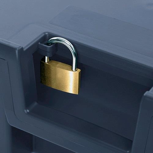 RAACO Transportkoffer B.275xT.175xH.125mm f.Vorhängeschloss geeignet Solid 1