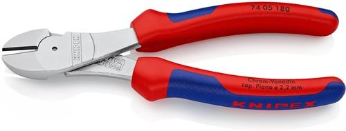 KNIPEX Kraftseitenschneider L.180mm Form 0 2K-Hülle KNIPEX