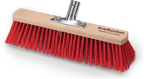 KRAFTPAKET Besen Elaston L.600mm m.Metallstielhalter Flachh.Stielhalter-D.28mm