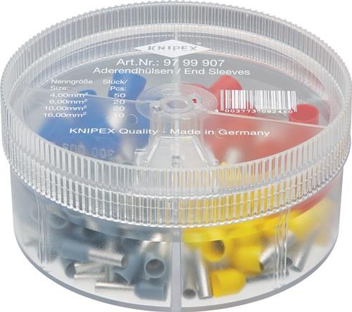 KNIPEX Aderendhülsenbox 100-tlg.4,0-16,00mm² Ku.-Box KNIPEX
