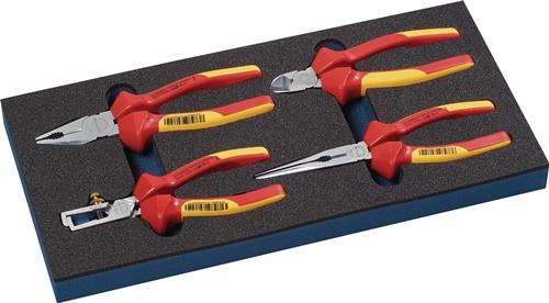 TECWERK Werkzeugmodul 4-tlg.1/3-Modul VDE-Zangensatz TECWERK