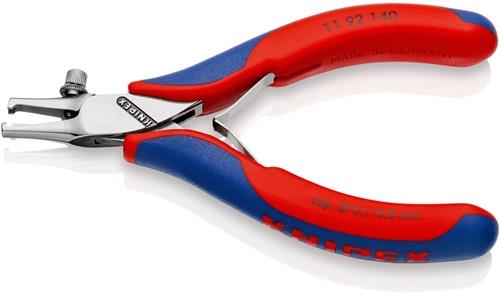 KNIPEX Elektronikabisolierzange Gesamt-L.140mm Arbeitsber.0,1-0,8mm KNIPEX