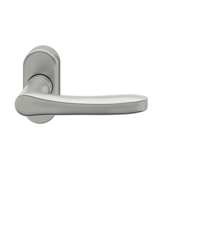 FSB Drücker-Halbgarnitur ohne Schlüsselrosette 09 1106, oval, VK 8 mm, Aluminium