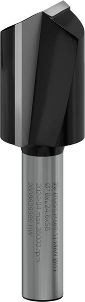 BOSCH Nutfräser Standard for Wood, 8 mm, D1 18 mm, L 25 mm, G 56 mm