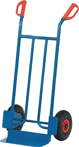 FETRA Sackkarre H.1150mm Schaufel-L150xB400mm Luft-Bereifung Trgf.250kg blau FETRA