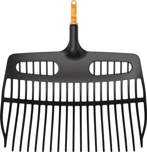 FISKARS Schaufelrechen OneClick Arbeits-B.480mm Zinken-L.160mm 19 Zinken FISKARS