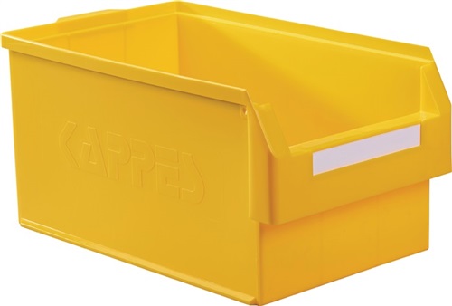 KAPPES Sichtlagerkasten L500xB300xH250mm PE gelb RASTERPLAN