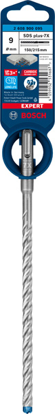 BOSCH EXPERT SDS plus-7X Hammerbohrer, 9 x 150 x 215 mm. Für Bohrhämmer