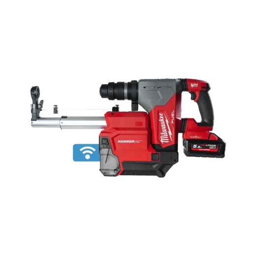 MILWAUKEE ONE KEY™ Akku-Kombihammer + Staubabsaugung M18ONEFHPXDEL-552C
