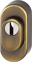 HOPPE® Schutz-Schlüsselrosette M55S-ZA, Messing, 2161342