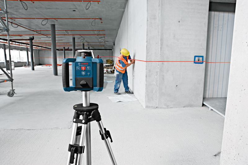 BOSCH Rotationslaser GRL 300 HV, mit RC 1, WM 4, LR 1, BT 300 HD und GR 240