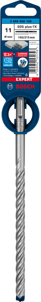 BOSCH EXPERT SDS plus-7X Hammerbohrer, 11 x 150 x 215 mm. Für Bohrhämmer