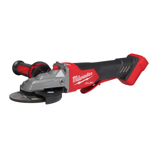 MILWAUKEE FUEL™ Akku-Flachkopf-Sicherheits-Winkelschleifer M18FSAGF125XPDB-0X