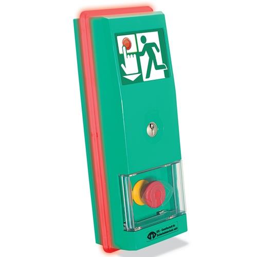 GFS Steuerterminal m.Netzteil,Aufputz Überwachung v.Türen Ku.grün GFS