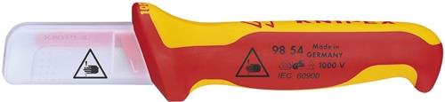 KNIPEX Kabelmesser L.190mm Klingen-L.50mm Klingenrücken m.Ku.-Überzug VDE68g Mehrkompgr KNIPEX Kabelmesser L.190mm Klingen-L.50mm Klingenrücken m.Ku.-Überzug VDE68g Mehrkompgr