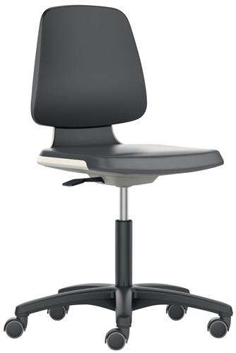 BIMOS Arbeitsdrehstuhl Labsit Rl.Sitzschale blau Supertec-Gewebe schwarz BIMOS Arbeitsdrehstuhl Labsit Rl.Sitzschale blau Supertec-Gewebe schwarz