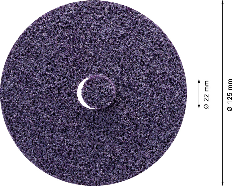 BOSCH EXPERT N477 SCM Scheibe für Winkelschleifer, 125 x 22 mm, extra grob, 25-tlg.. Für kleine Winkelschleifer