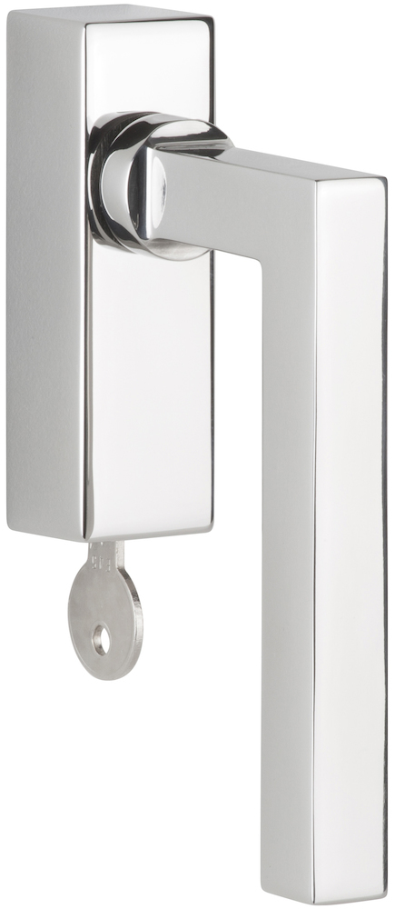 HERMAT Fenstergriff abschließbar SQUARE 1835/DKSI, Edelstahl