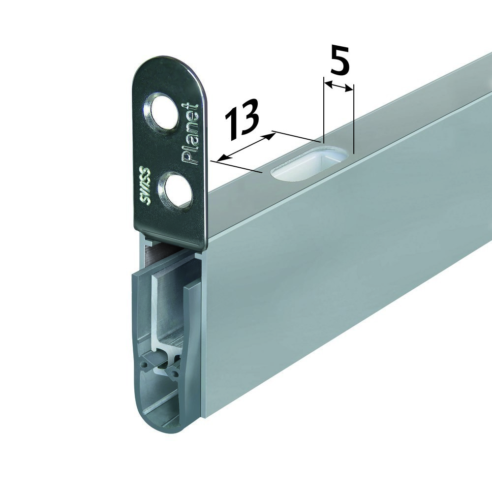 PLANET Türabsenkdichtung HS FH, Silikon 960 mm grau