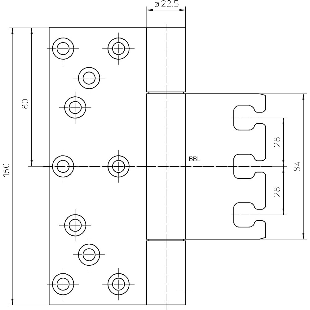 SIMONSWERK Objektband VARIANT® VX 7729/160-4 HA MSTS